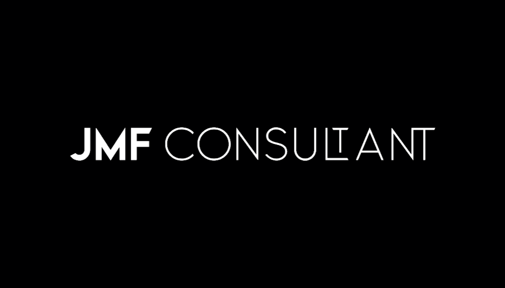 Showcasing one side of JMF Consultant Business card